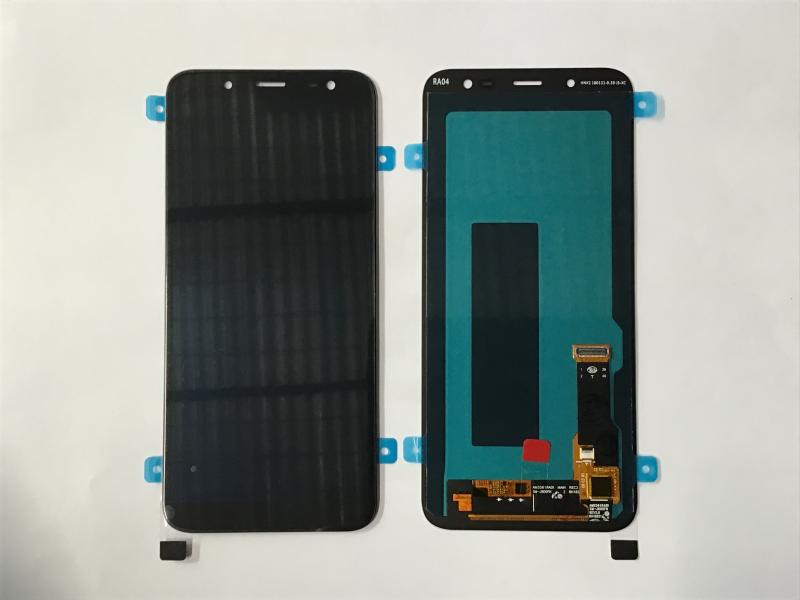 LCD PANTALLA SAMSUNG GALAXY J6 J600 COMPLETA NEGRA SIN MARCO