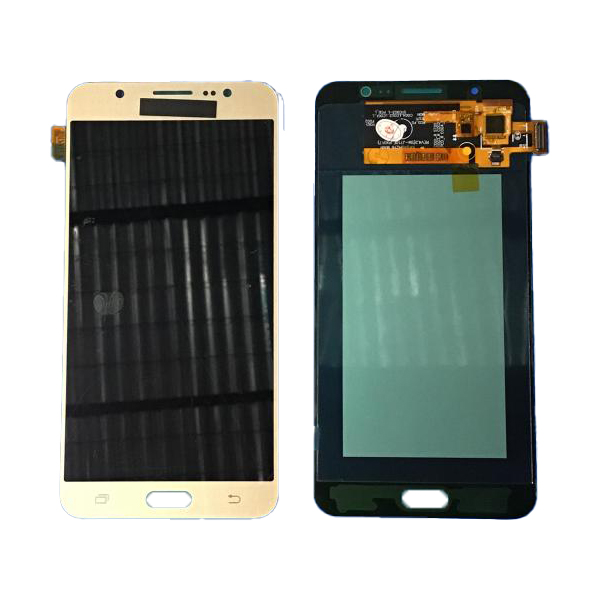 LCD PANTALLA SAMSUNG GALAXY J7 DUOS (2016)J710 COMPLETA DORADA SIN MARCO