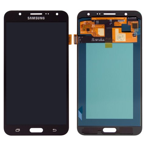 LCD PANTALLA SAMSUNG GALAXY J7 700 COMPLETA NEGRA SIN MARCO