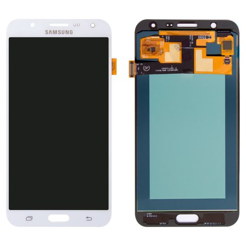 LCD PANTALLA SAMSUNG GALAXY J7 J700 COMPLETA BLANCA SIN MARCO