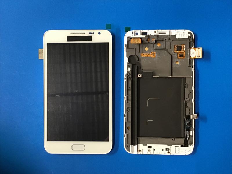 LCD PANTALLA SAMSUNG GALAXY NOTE 1 N7000 COMPLETA BLANCA CON MARCO