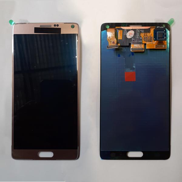 LCD PANTALLA SAMSUNG GALAXY NOTE 4 N910 COMPLETA DORADA SIN MARCO