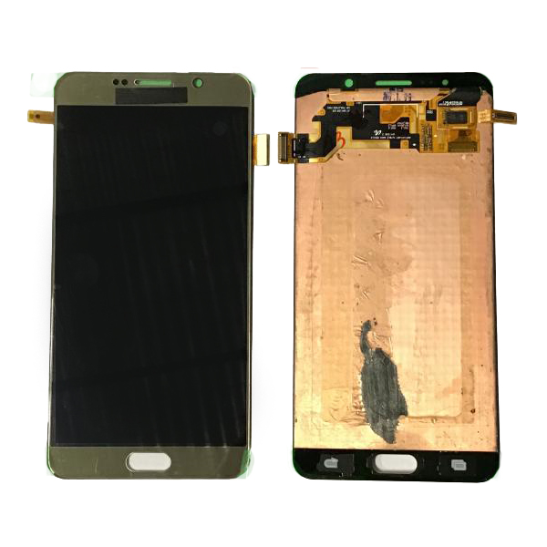 LCD PANTALLA SAMSUNG GALAXY NOTE 5 N920 COMPLETA DORADA SIN MARCO