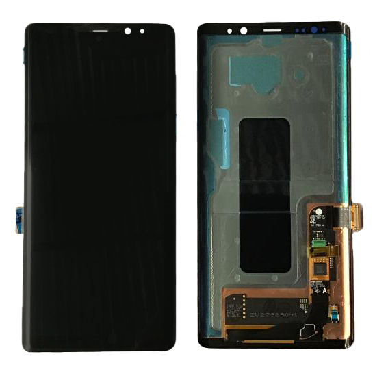 LCD PANTALLA SAMSUNG GALAXY NOTE 8 N950 COMPLETA NEGRA SIN MARCO