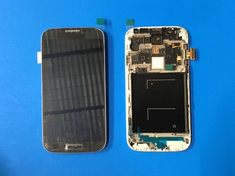 LCD PANTALLA SAMSUNG GALAXY S4 I9500 COMPLETA AZUL CON MARCO