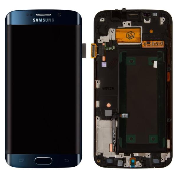 LCD PANTALLA SAMSUNG GALAXY S6 EDGE G925 COMPLETA AZUL CON MARCO