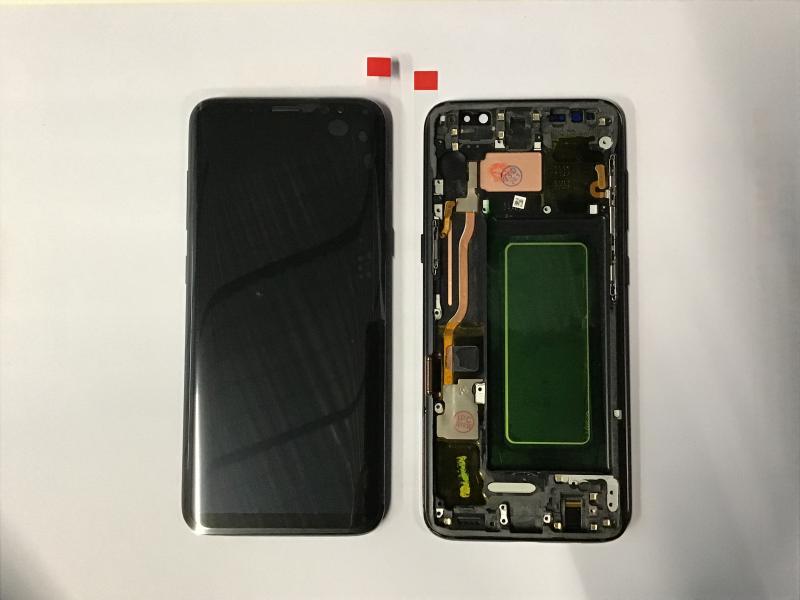 LCD PANTALLA SAMSUNG GALAXY S8 G950 COMPLETA NEGRA CON MARCO