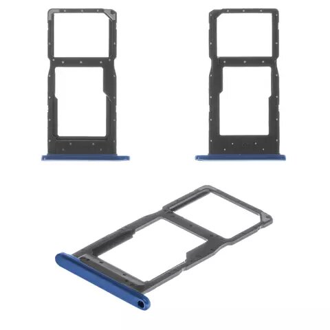 BANDEJA DUAL SIM HUAWEI HONOR 10 LITE P SMART 2019 Y5P AZUL