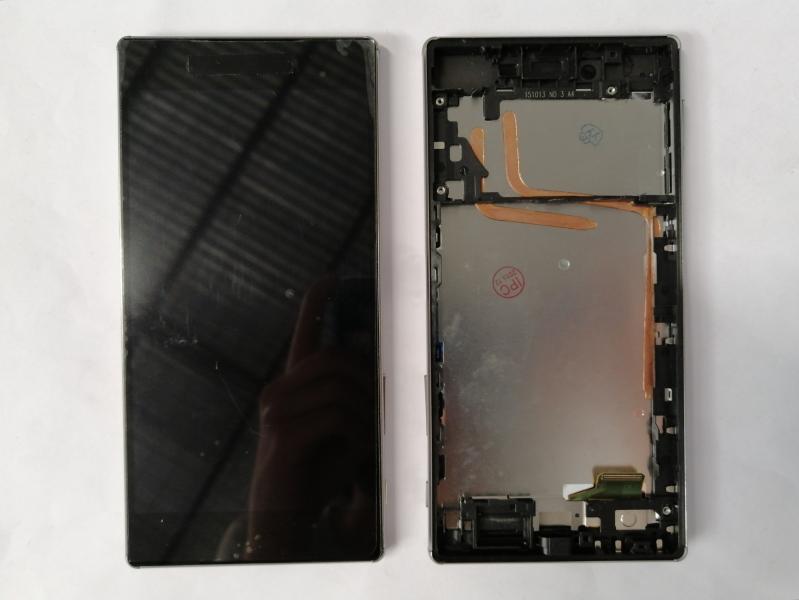 LCD PANTALLA SONY XPERIA Z5 PREMIUM DUAL E6833 E6883 COMPLETA DORADA CON MARCO