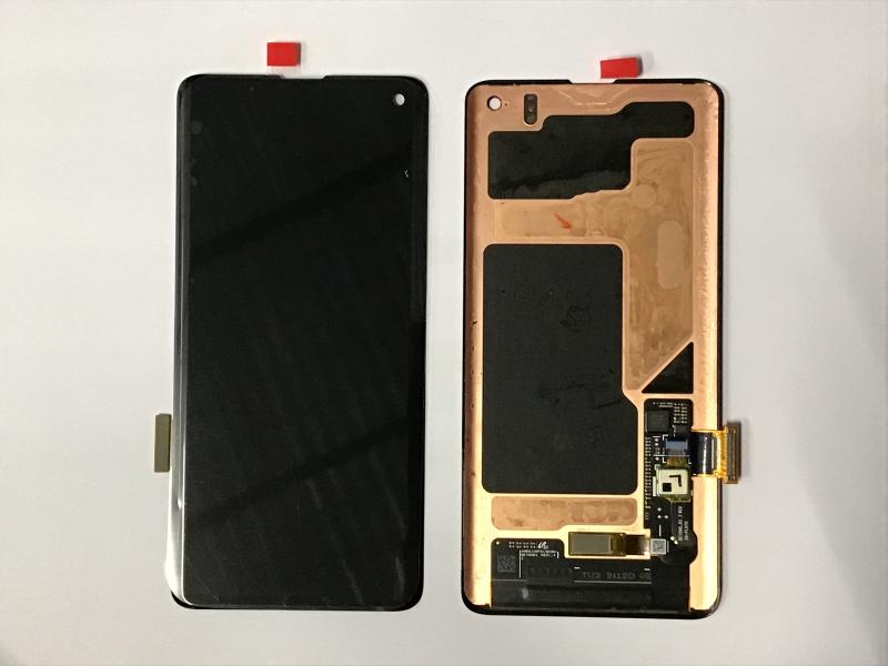 LCD PANTALLA SAMSUNG GALAXY S10 G973 COMPLETA NEGRA SIN MARCO