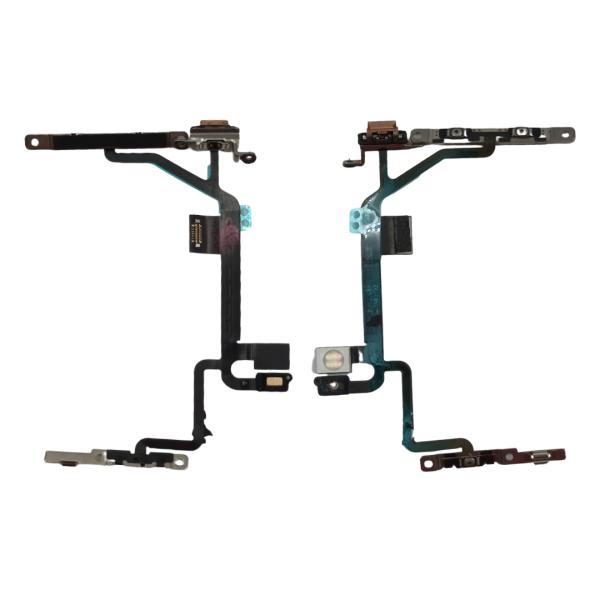 FLEX BOTON ENCENDIDO VOLUMEN SENSOR PROXIMIDAD MICROFONO BLOQUEO SILENCIO IPHONE 8G 4.7 SE 2020 DORADO