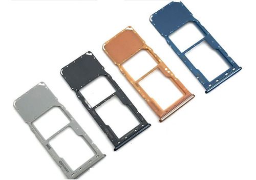 BANDEJA SIM MICRO SD SAMSUNG GALAXY A70 A705 A20 A205 A50 A505 M10S NEGRA