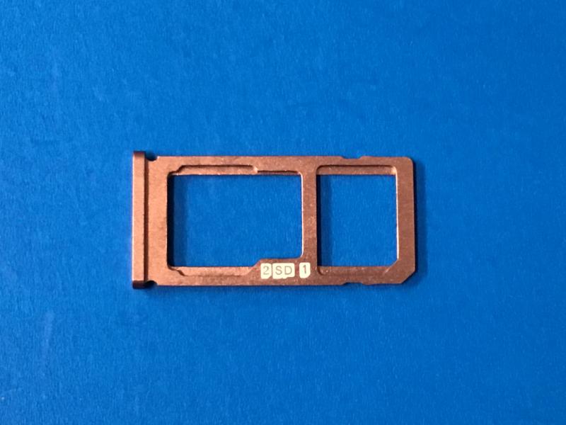 BANDEJA SIM MICRO SD NOKIA 8 ROSADA/NARANJA METAL