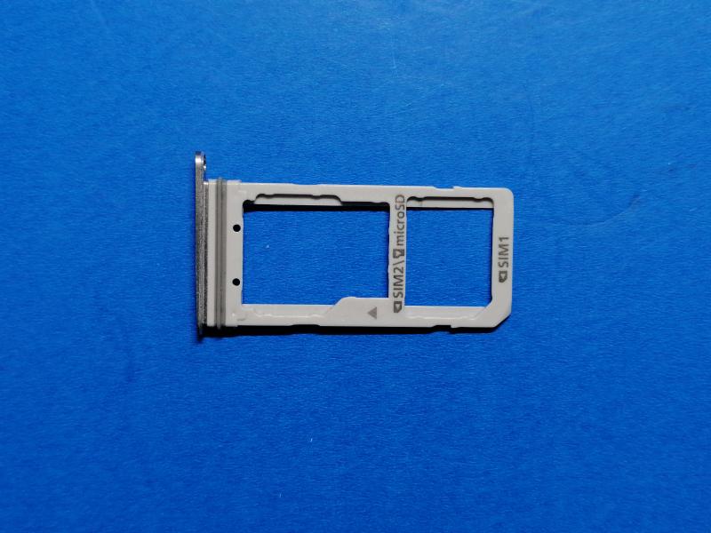 BANDEJA SIM DUAL MICRO SD SAMSUNG GALAXY S7 EDGE G935FD G9350 S7 G930FD PLATEADA