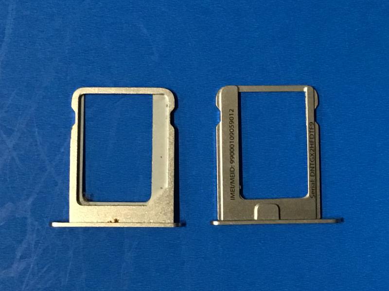 BANDEJA SIM IPHONE 4G 4S 4GS A1387 PLATEADA