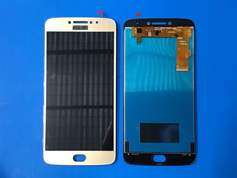 LCD PANTALLA MOTOROLA MOTO E4 PLUS COMPLETA DORADA SIN MARCO