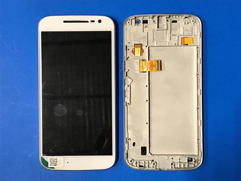 LCD PANTALLA MOTOROLA MOTO G4 COMPLETA BLANCA CON MARCO