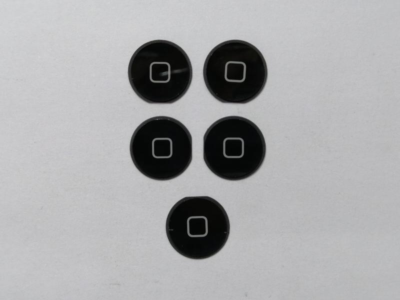 BOTON HOME IPAD 3 A1416 A1430 A1403 POR 5 NEGRO