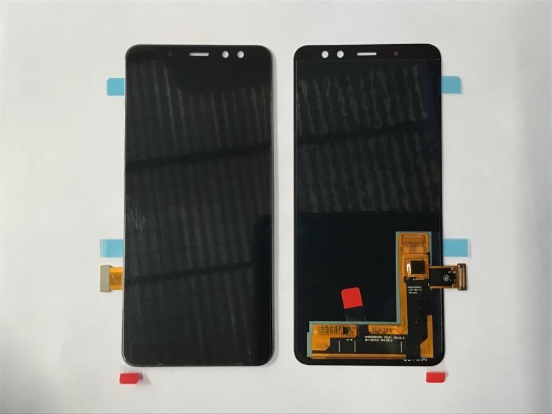 LCD PANTALLA SAMSUNG GALAXY A8 (2018) A530 COMPLETA NEGRA SIN MARCO