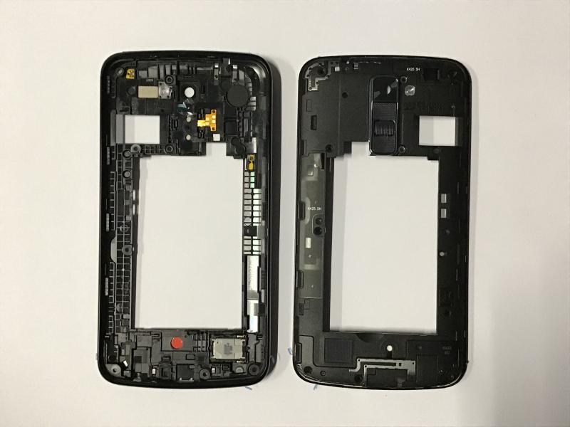 FLEX BOTON ENCENDIDO LENTE CAMARA TIMBRE LG K10 NEGRO NEGRO CON MARCO