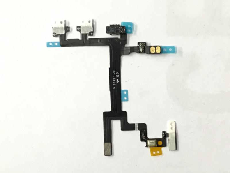 FLEX BOTON ENCENDIDO VOLUMEN SILENCIO MICROFONO IPHONE 5G