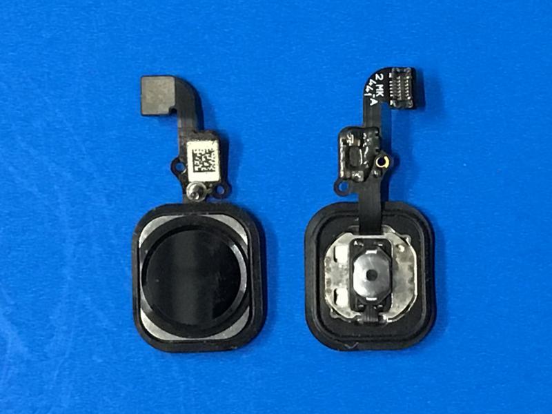 FLEX BOTON HOME SENSOR HUELLA IPHONE 6G 4.7 A1586 A1549 NEGRO
