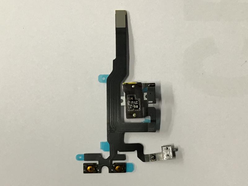 FLEX JACK AUDIO VOLUMEN MICR&Oacute;FONO IPHONE 4GS 4S A1387 NEGRO