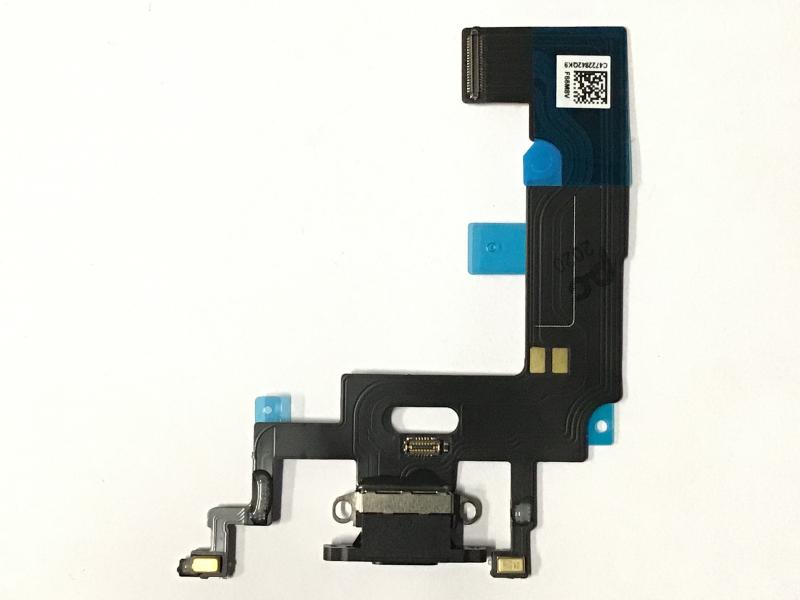 FLEX RACK DE CARGA MICROFONO IPHONE XR NEGRO