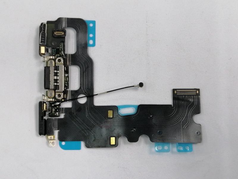 FLEX RACK DE CARGA MICROFONO IPHONE 7G 4.7 A1660 A1778 NEGRO