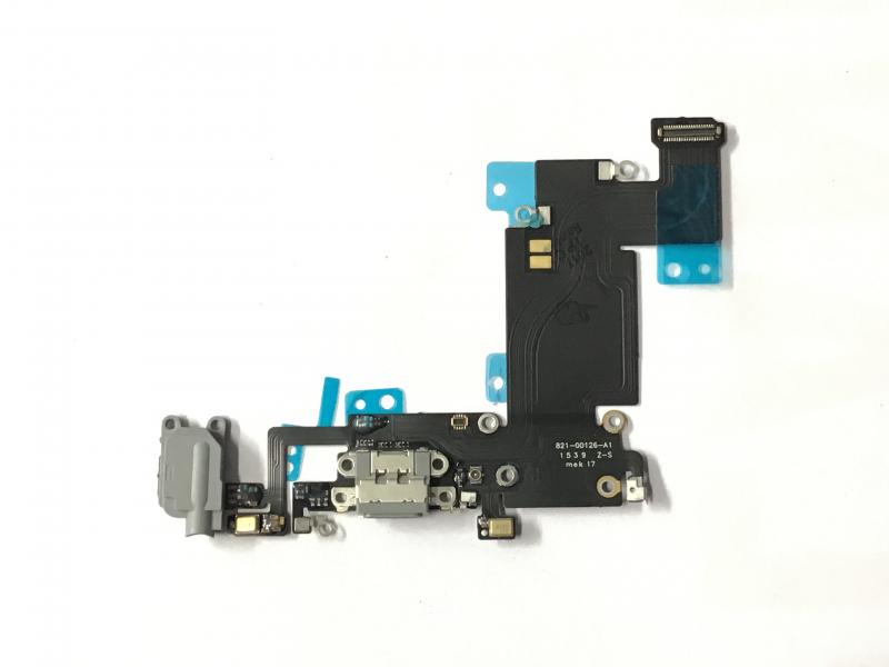 FLEX RACK DE CARGA JACK AUDIO MICROFONO IPHONE 6S PLUS 5.5 A1633 A1634 NEGRO