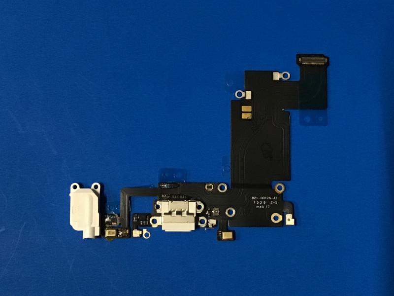 FLEX RACK DE CARGA JACK AUDIO MICROFONO IPHONE 6S PLUS 5.5 A1633 A1634 BLANCO