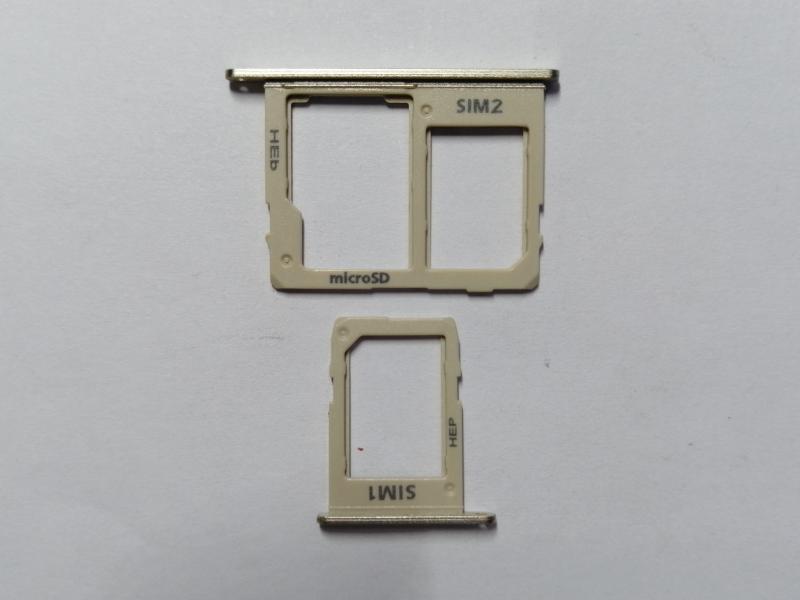 JUEGO BANDEJA DUAL SIM MICRO SD SAMSUNG GALAXY A6 + PLUS 2018 A605 DORADA