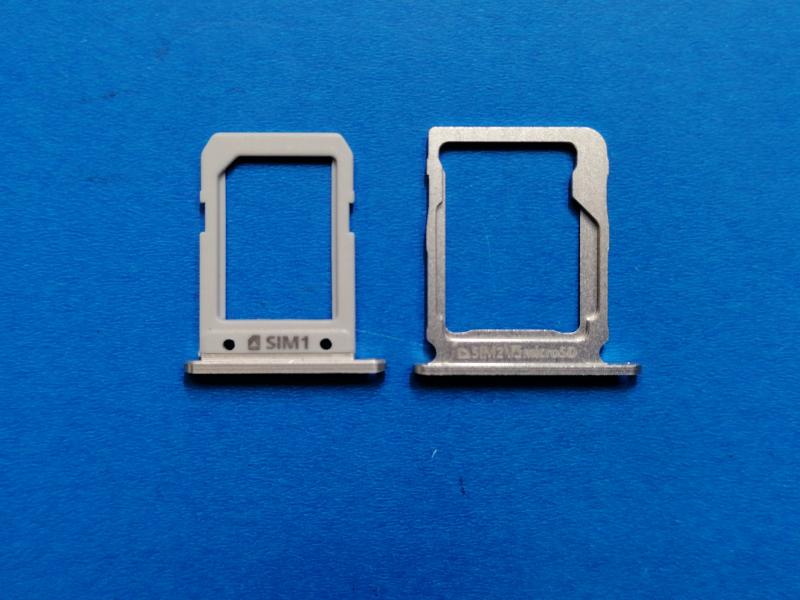 JUEGO BANDEJA DUAL SIM MICRO SD SAMSUNG GALAXY A8 A800 PLATEADA