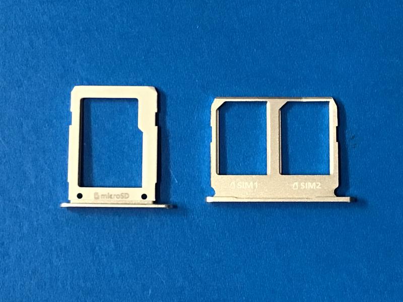 JUEGO BANDEJA DUAL SIM MICRO SD SAMSUNG GALAXY A9 PRO (2016) A910 PLATEADA