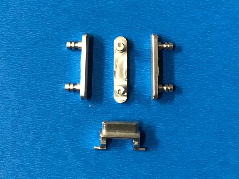 JUEGO BOTONES LATERALES VOLUMEN SILENCIO BLOQUEO ENCENDIDO IPHONE 7G 4.7 A1660 A1778 PLATEADO
