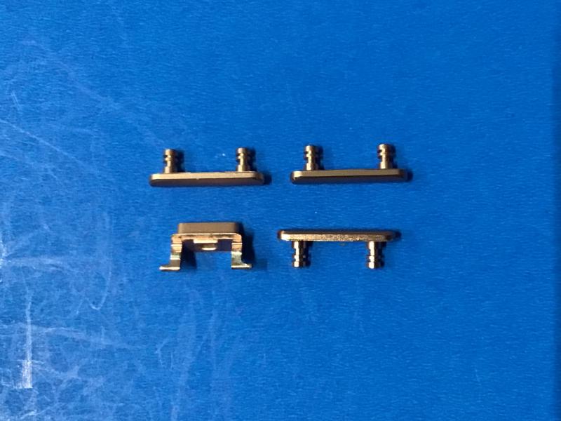 JUEGO BOTONES LATERALES VOLUMEN SILENCIO BLOQUEO ENCENDIDO IPHONE 7G 4.7 A1660 A1778 ROSADO METAL