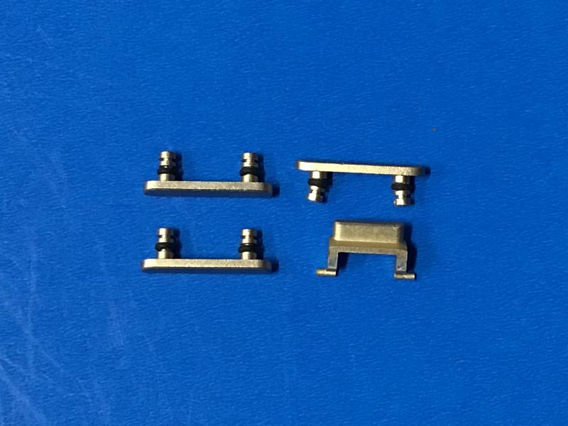 JUEGO BOTONES LATERALES VOLUMEN SILENCIO BLOQUEO ENCENDIDO IPHONE 7G 4.7 A1660 A1778 DORADO