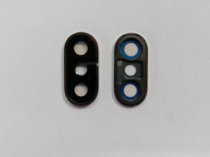 LENTE CAMARA IPHONE XS DORADO CON MARCO