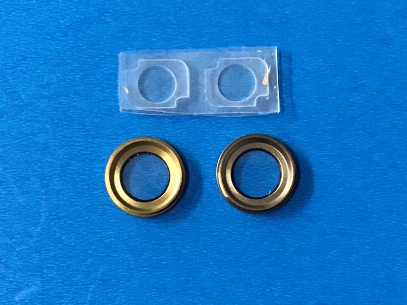 LENTE CAMARA IPHONE 6S PLUS 5.5 DORADO CON MARCO