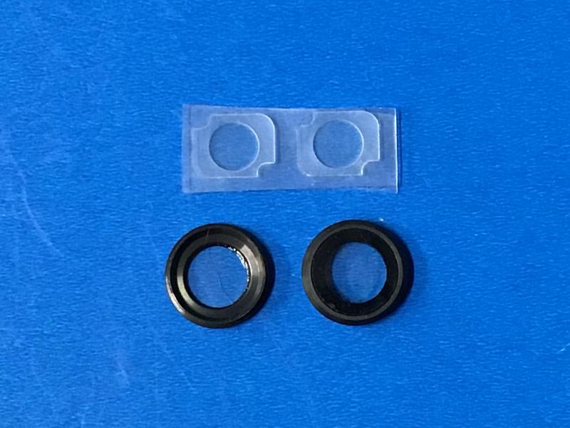 LENTE CAMARA IPHONE 6S PLUS 5.5 NEGRO CON MARCO