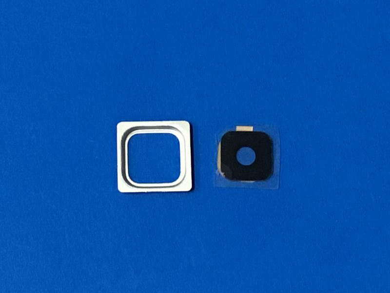 LENTE CAMARA SAMSUNG GALAXY S5 MINI G800 PLATEADO CON MARCO