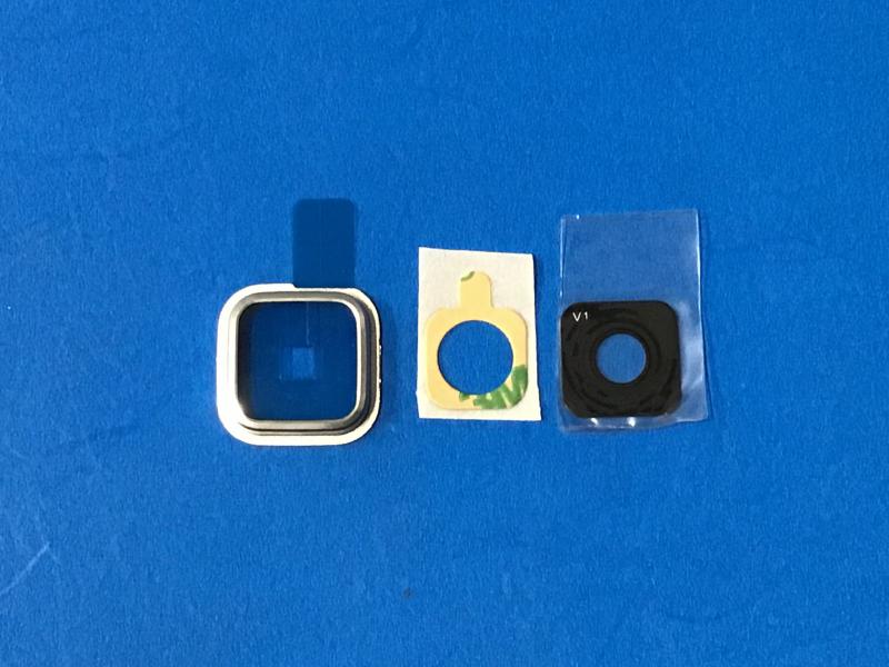LENTE CAMARA SAMSUNG GALAXY S5 G900 PLATEADO CON MARCO