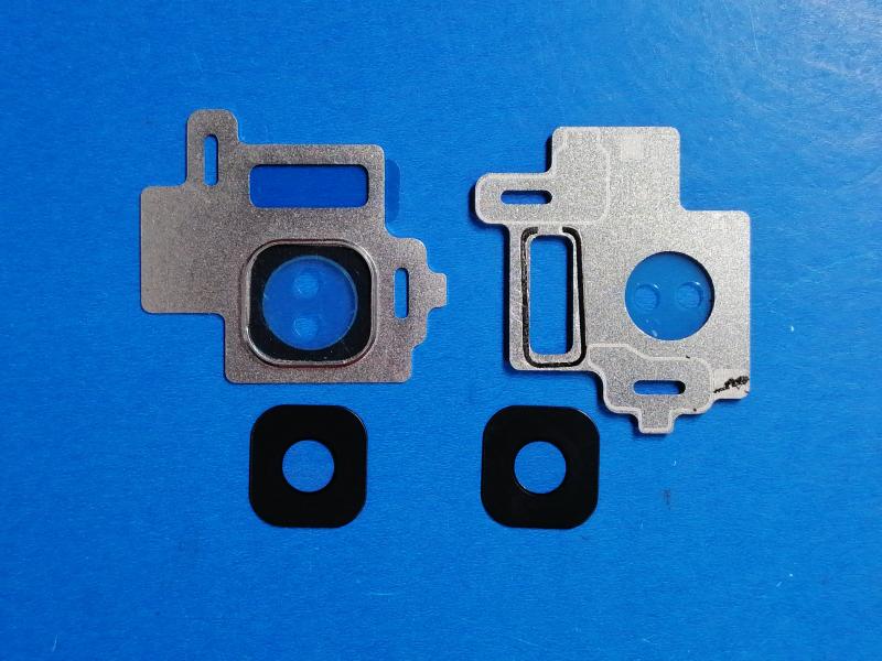 LENTE CAMARA SAMSUNG GALAXY S8 G950 PLATEADA CON MARCO