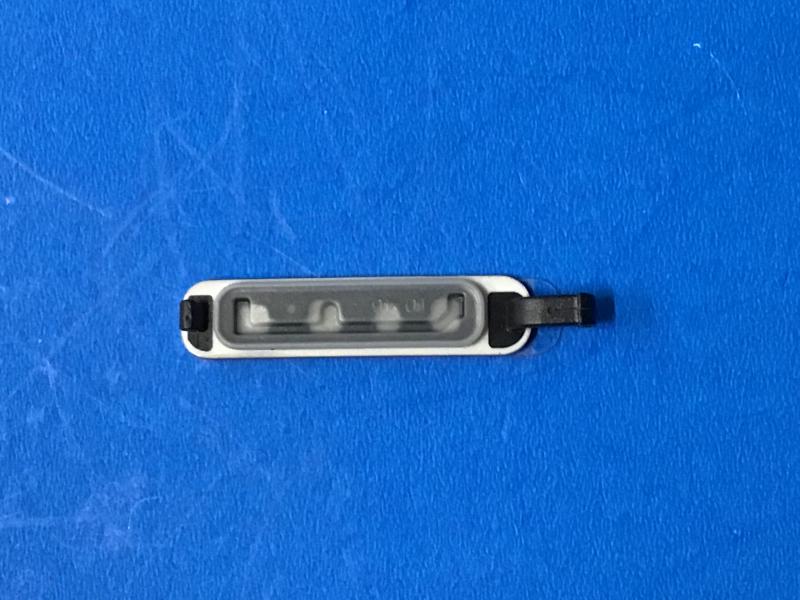 TAPA RACK CARGA SAMSUNG GALAXY S5 G900 PLATEADA
