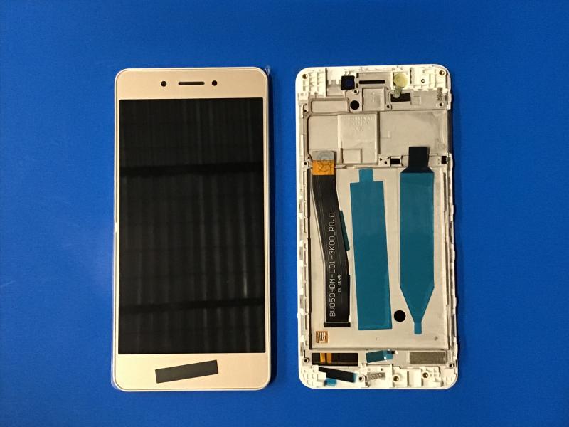 LCD PANTALLA HUAWEI P9 LITE SMART COMPLETA DORADA CON MARCO