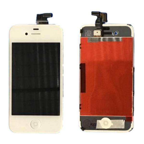LCD PANTALLA IPHONE 4G A1332 COMPLETA BLANCA CON MARCO