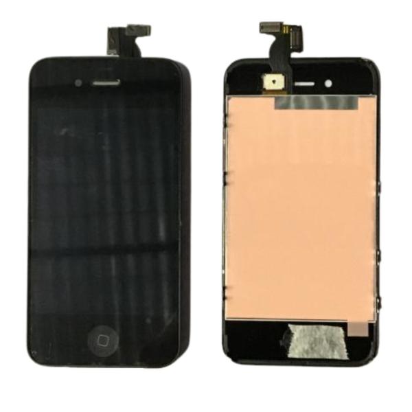 LCD PANTALLA IPHONE 4G A1332 COMPLETA NEGRA CON MARCO