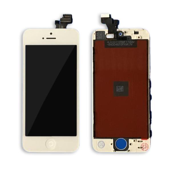 LCD PANTALLA IPHONE 5G A1428 A1429 A1442 COMPLETA BLANCA CON MARCO