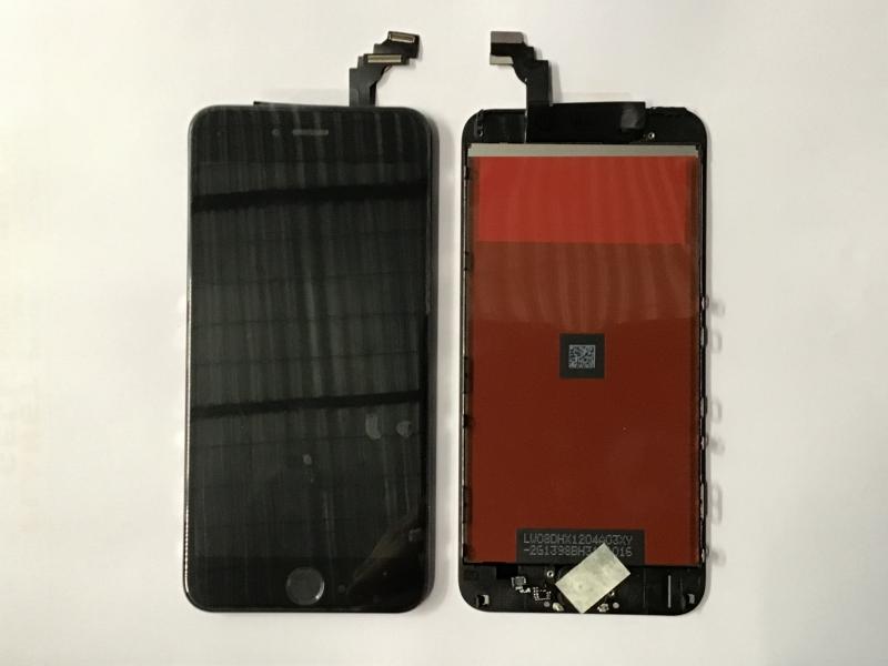 LCD PANTALLA IPHONE 6G PLUS 5.5" A1524 A1522 COMPLETA NEGRA CON MARCO