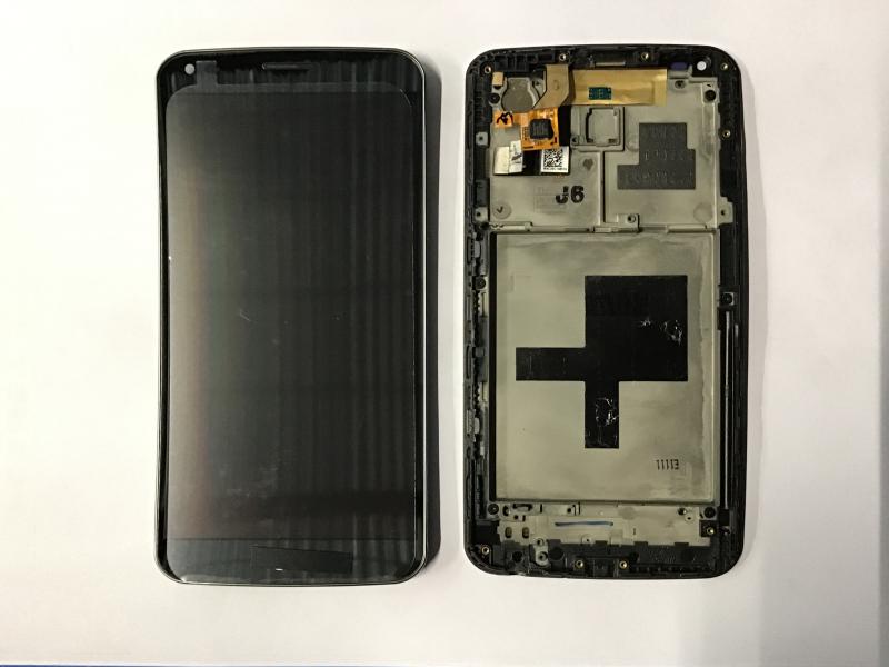 LCD PANTALLA LG GFLEX D950 D959 D955 F340 COMPLETA NEGRA CON MARCO